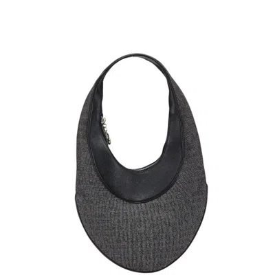 Pre-owned Bvlgari Black Denim Leather Handbag ()