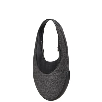 Pre-owned Bvlgari Black Denim Leather Handbag ()