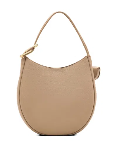 Marc Jacobs The Crescent Large Dual Hobo Bag In Calf Leather