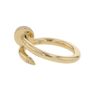 Pre-owned Cartier Juste Un Clou Yellow Band Ring ()
