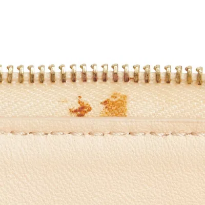 Pre-owned Celine Beige Black Leather Clutch Bag ()