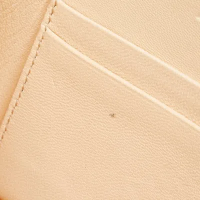Pre-owned Celine Beige Black Leather Clutch Bag ()