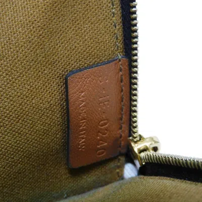 Pre-owned Celine Black Canvas Coin Purse/coin Case ()