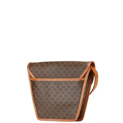 Pre-owned Celine Brown Pvc Leather Shoulder Bag ()