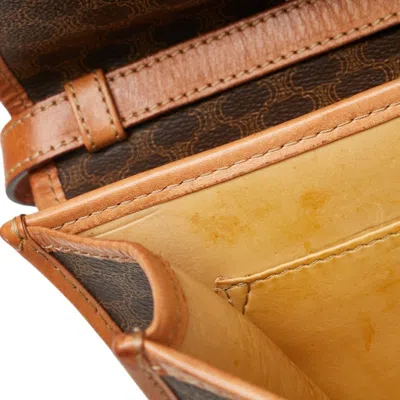 Pre-owned Celine Brown Pvc Leather Shoulder Bag ()