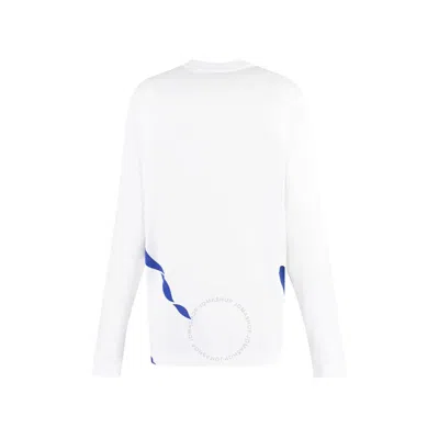 Burberry Long Sleeve Printed Cotton T-shirt