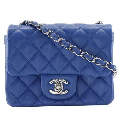 Pre-owned Chanel Blue Leather Shoulder Bag ()