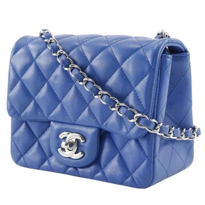 Pre-owned Chanel Blue Leather Shoulder Bag ()