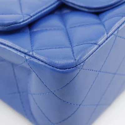 Pre-owned Chanel Blue Leather Shoulder Bag ()