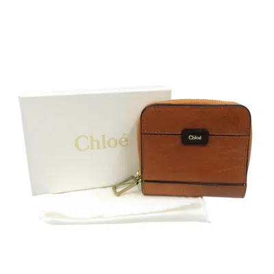 Pre-owned Chloé Brown Leather Wallet (bi-fold) ()