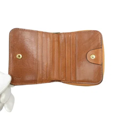 Pre-owned Chloé Brown Leather Wallet (bi-fold) ()