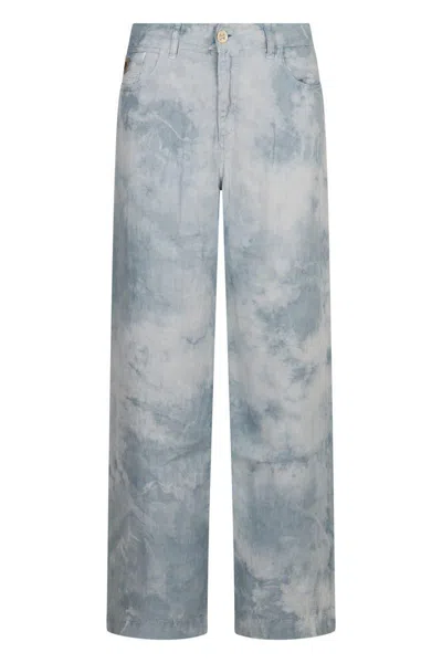 Shop Lois Jeans Tie And Dye Trousers