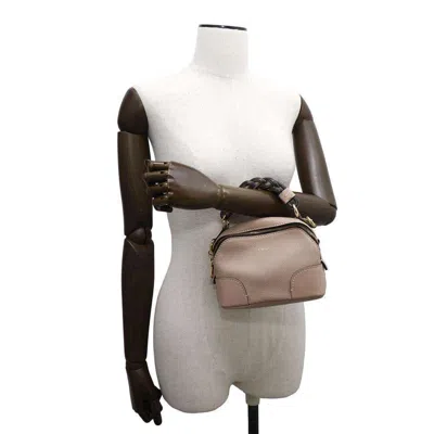 Pre-owned Chloé Pink Leather Handbag Shoulder Bag ()