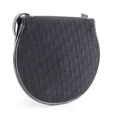Pre-owned Dior Christian  Black Canvas Shoulder Bag ()