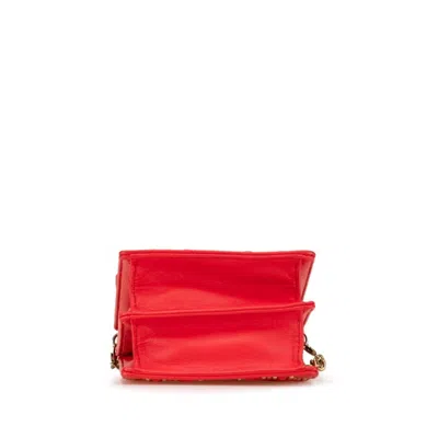 Pre-owned Dior Christian  Gold Red Color Leather Shoulder Bag ()