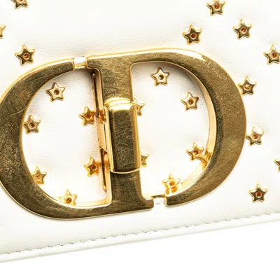 Pre-owned Dior Christian  White Leather Shoulder Bag ()