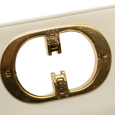 Pre-owned Dior Christian  White Leather Shoulder Bag ()