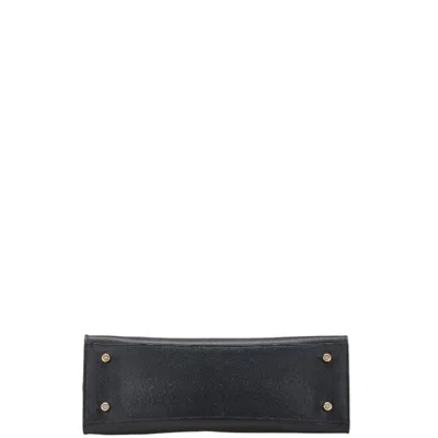 Pre-owned Coach Black Leather Handbag Tote Bag ()