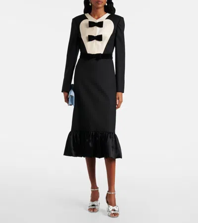 Valentino Garavani Bowow Sandal In Laminated Nappa 95mm Woman Silver 40 In Neutral