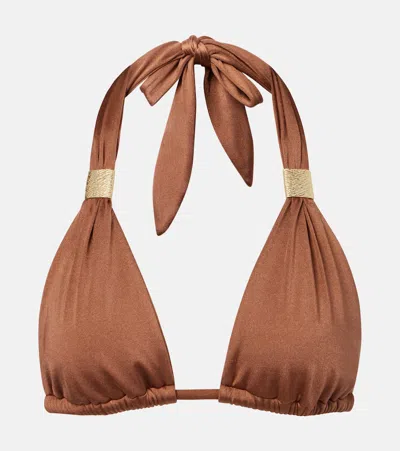 GRASSE挂脖比基尼上装