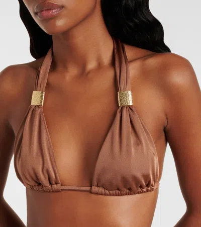 GRASSE挂脖比基尼上装