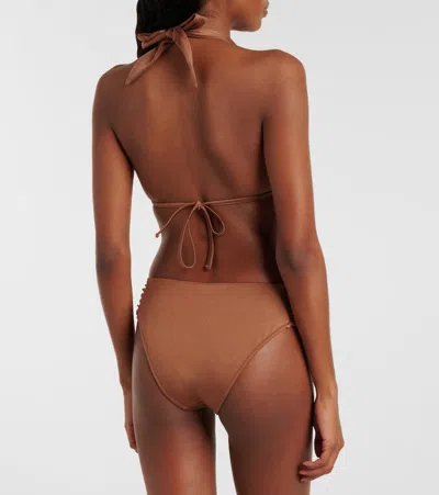 GRASSE挂脖比基尼上装