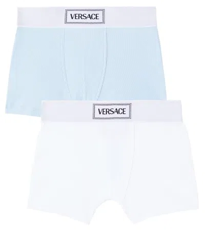 Versace '90s Vintage Cotton-blend Trunks Set