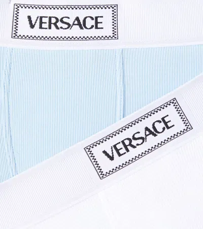 Versace '90s Vintage Cotton-blend Trunks Set