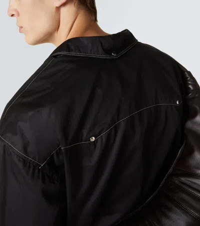 Lemaire Relaxed Fit Cotton Shirt In Black