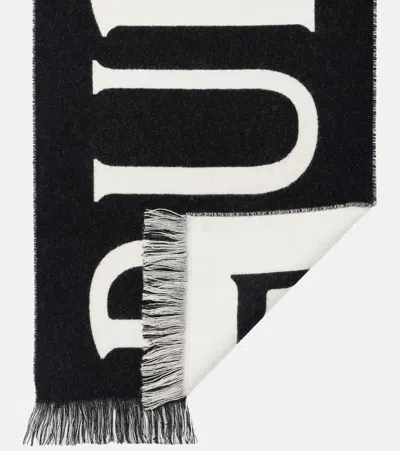 正反两用羊毛围巾