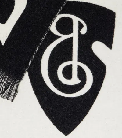 正反两用羊毛围巾