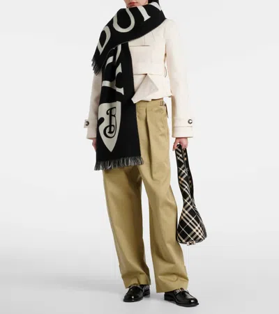 正反两用羊毛围巾