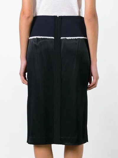 Shop Dkny Inside Out Pencil Skirt - Black