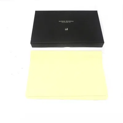 Pre-owned Dunhill Black Leather Long Wallet (bi-fold) ()