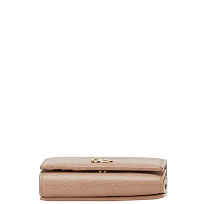 Pre-owned Gucci Beige Leather Wallet (tri-fold) ()