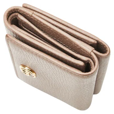 Pre-owned Gucci Beige Leather Wallet (tri-fold) ()