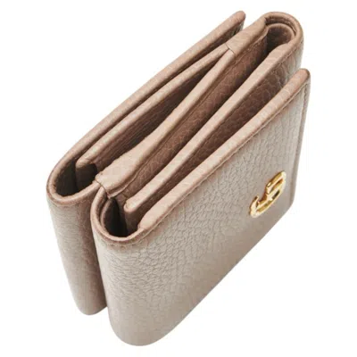 Pre-owned Gucci Beige Leather Wallet (tri-fold) ()