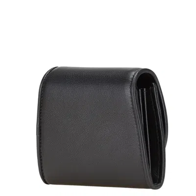 Pre-owned Gucci Black Gold Leather Shoulder Bag ()