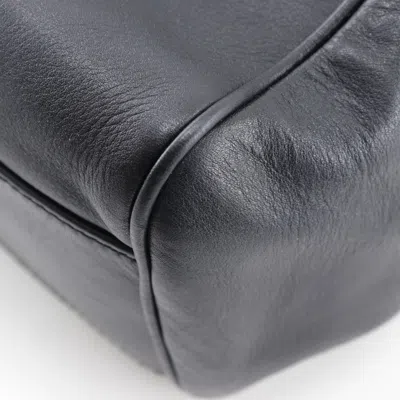 Pre-owned Gucci Black Leather Backpack ()