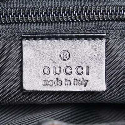 Pre-owned Gucci Gg Canvas Black Navy Gg Canvas Shoulder Bag ()