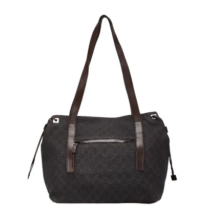 Pre-owned Gucci Gg Canvas Brown Gg Canvas Handbag Tote Bag ()