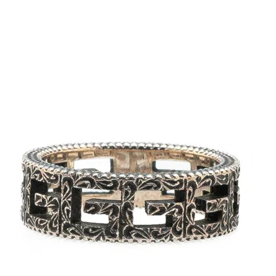 Pre-owned Gucci Silver Silver 925 Band Ring ()