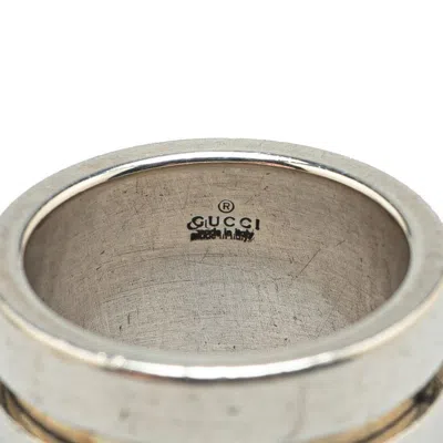 Pre-owned Gucci Silver Silver 925 Band Ring ()
