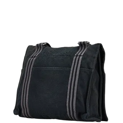 Pre-owned Hermes Black Canvas Shoulder Bag ()