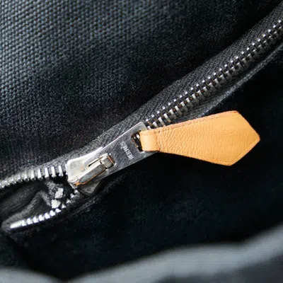 Pre-owned Hermes Black Canvas Shoulder Bag ()