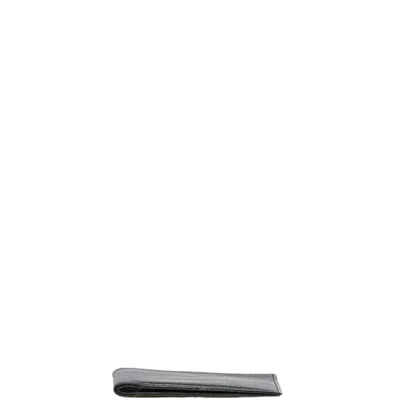 Pre-owned Hermes Black Leather Wallet (bi-fold) ()