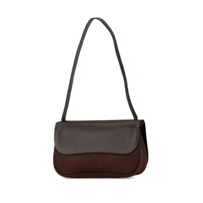 Pre-owned Hermes Colorado Brown Toile Officier Vache Liegee Leather Shoulder Bag ()