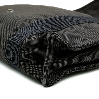Pre-owned Hermes Gray Canvas Shoulder Bag ()