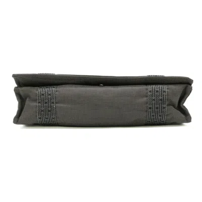 Pre-owned Hermes Gray Canvas Shoulder Bag ()