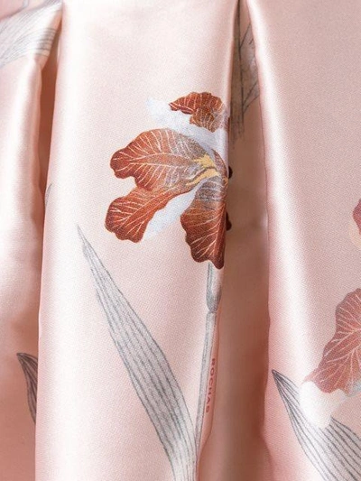 Shop Rochas Floral Print Full Skirt
